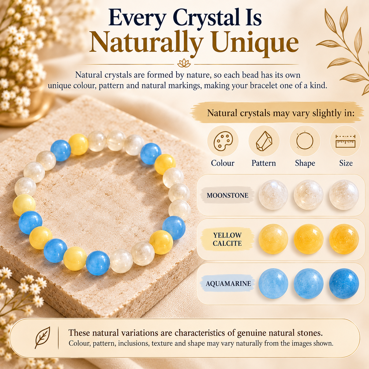 numerology crystal bracelet for Driver Number 2