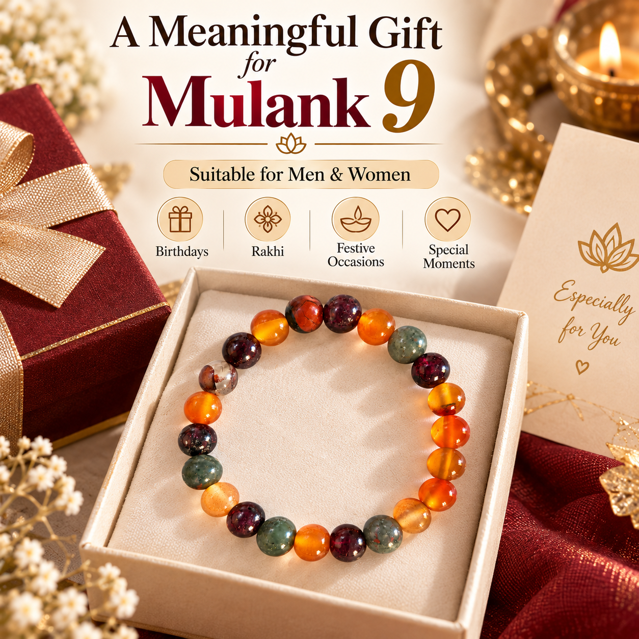 Mulank 9 Crystal Bracelet Online