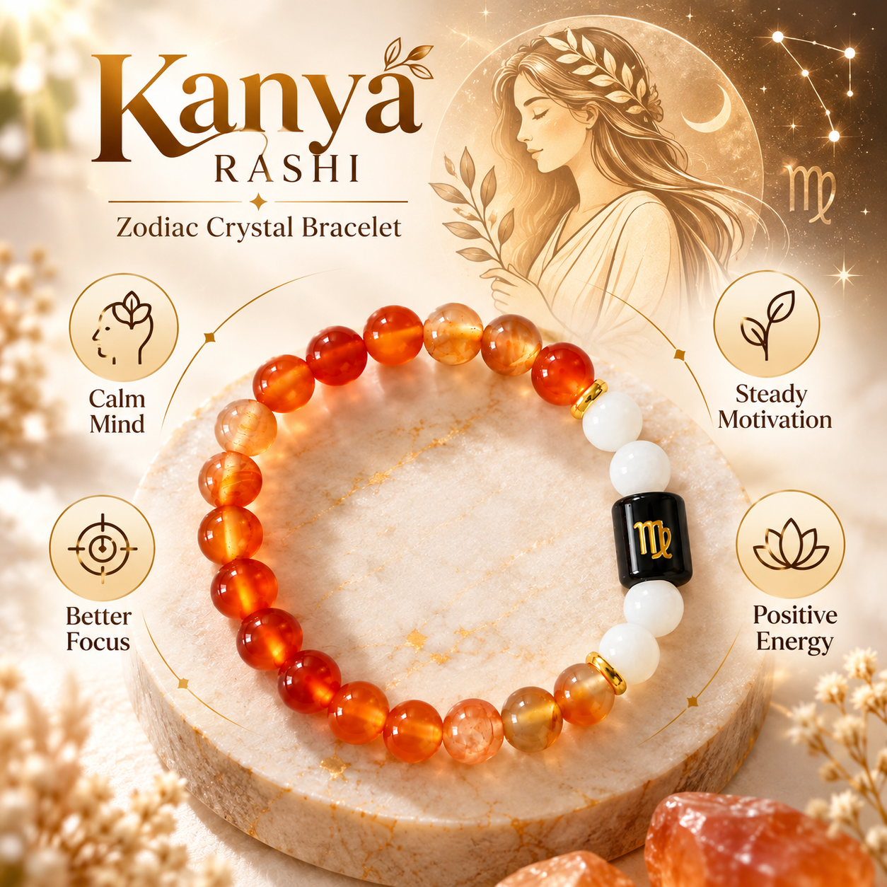 Virgo Zodiac Bracelet Certificate