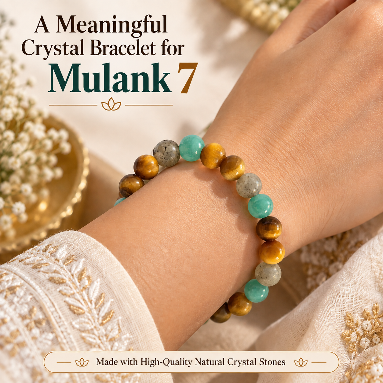 Mulank 7 Crystal Bracelet Online