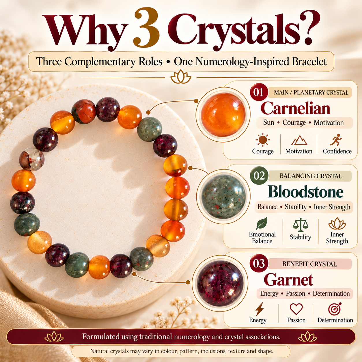 Mulank 9 Crystal Bracelet Online